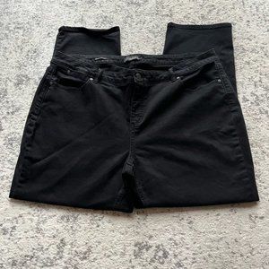 Talbots Black Straight-Leg Women's Jeans